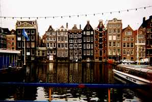 Maison typiques d'Amsterdam