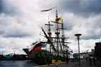 Bateaux dans le port de Copenhague