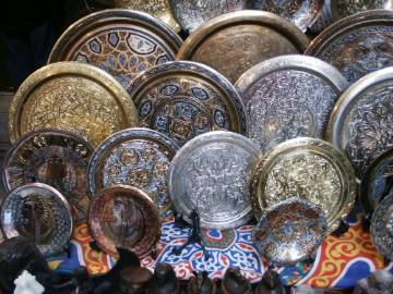 Photo : plateaux cisels marocains